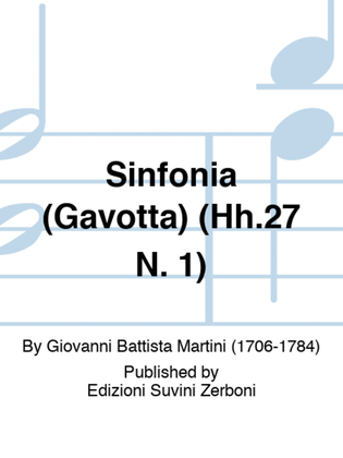 Sinfonia (Gavotta) (Hh.27 N. 1)
