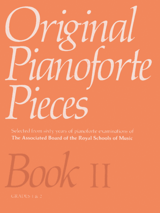 Book cover for Original Pianoforte Pieces, Book II