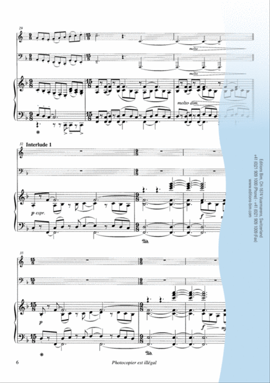 Dance of the Ocean Breeze Horn scores gallery preview page 5