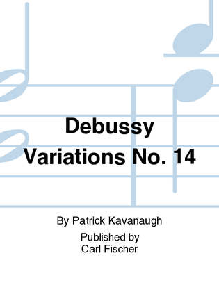 Book cover for Debussy Variations No. 14