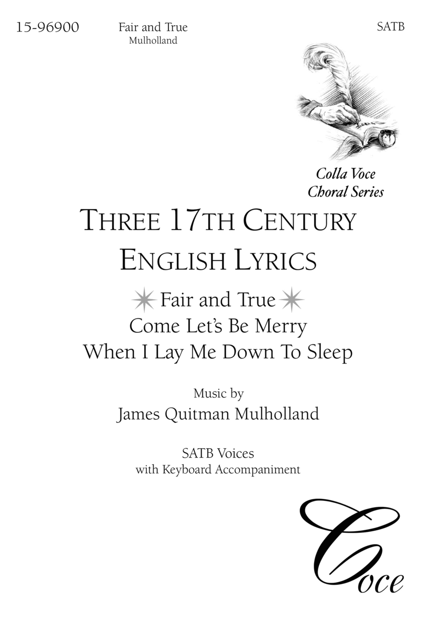 Fair And True 4-Part scores gallery preview page 1