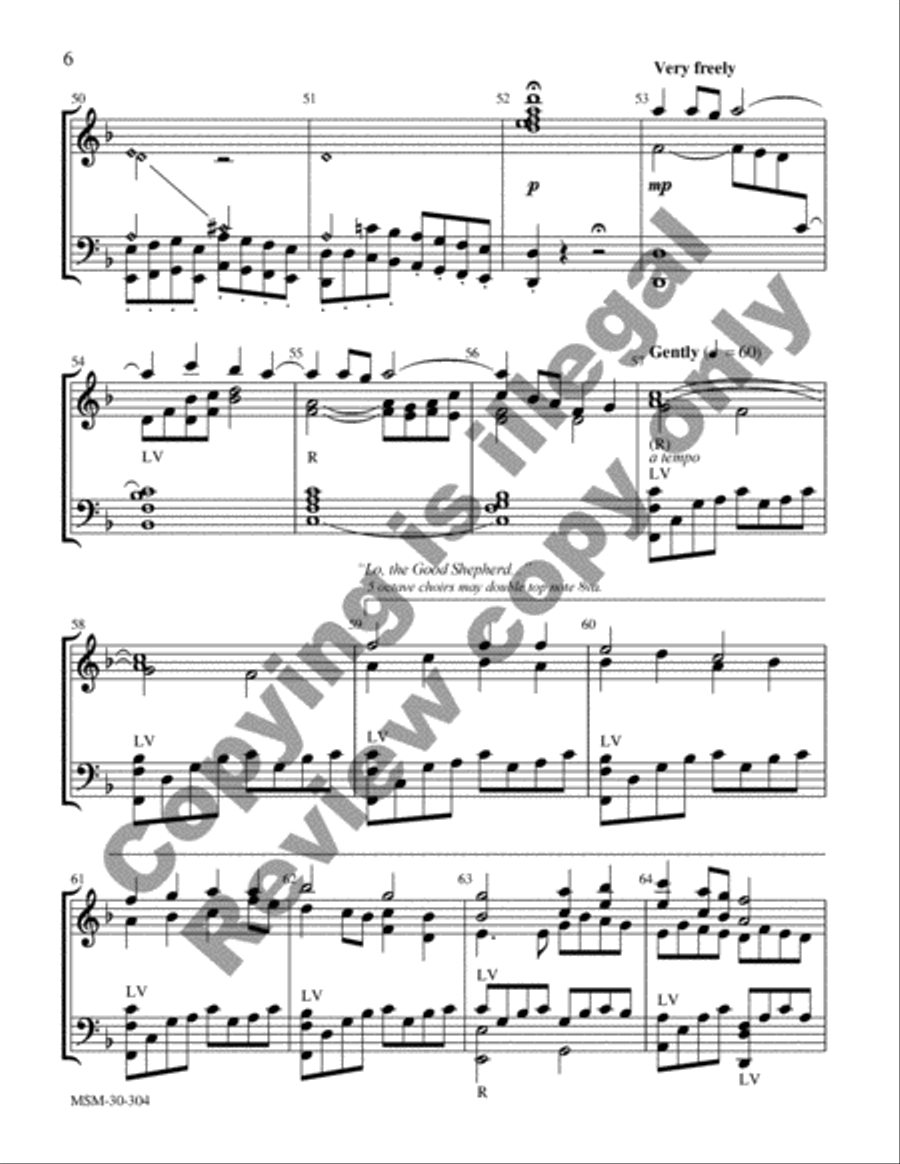 Ah, Holy Jesus Ah, Holy Jesus 5-Octaves scores gallery preview page 6