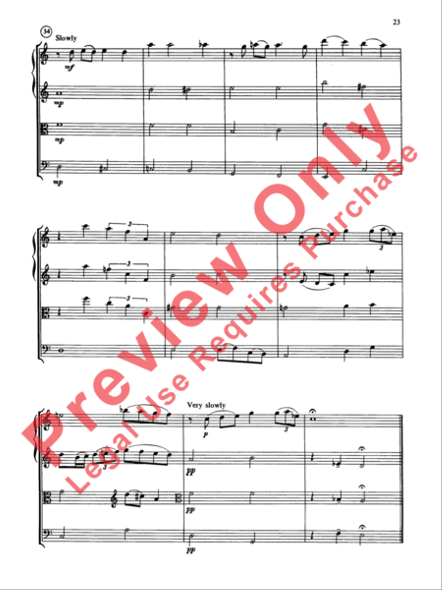 Jazz Classics String Quartet scores gallery preview page 24