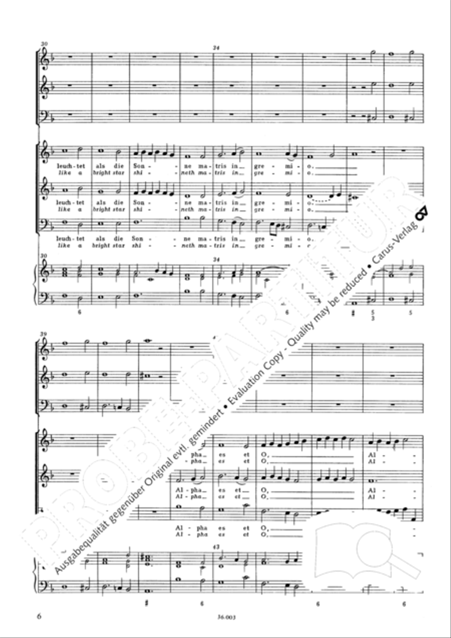 In dulci jubilo (Nun singet und seid froh) 3-Part scores gallery preview page 7