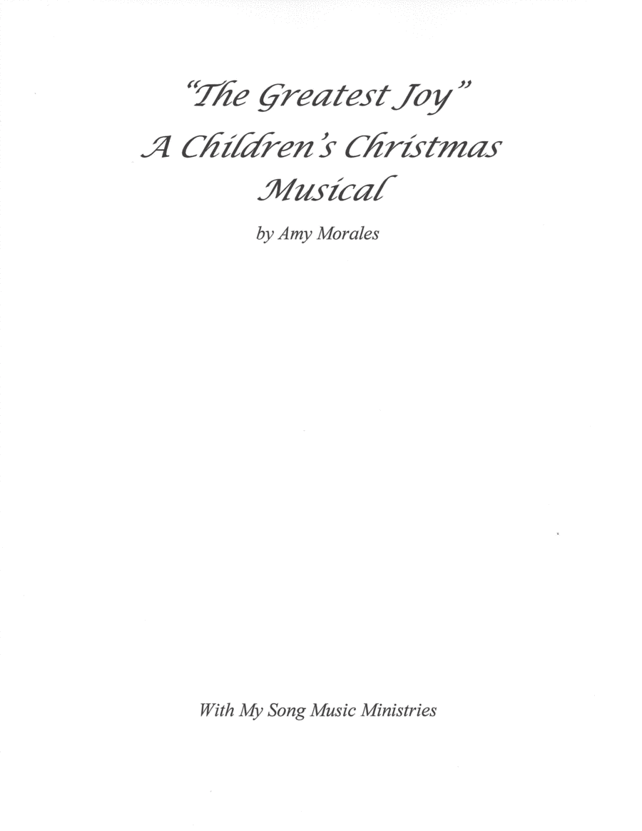 The Greatest Joy - Christmas Children's Musical image number null