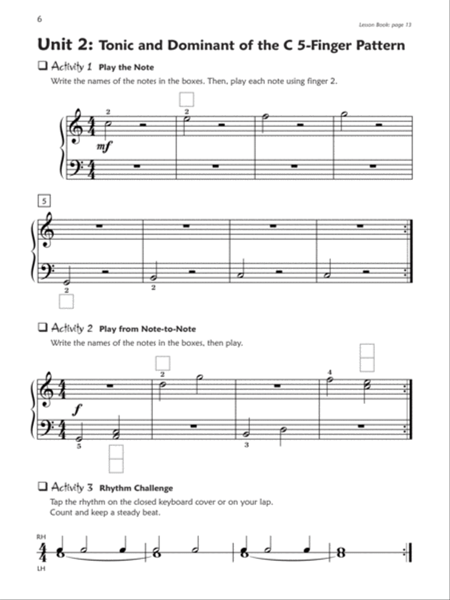 Premier Piano Course -- Sight-Reading Piano Method scores gallery preview page 4