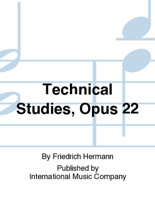 Book cover for Technical Studies, Opus 22