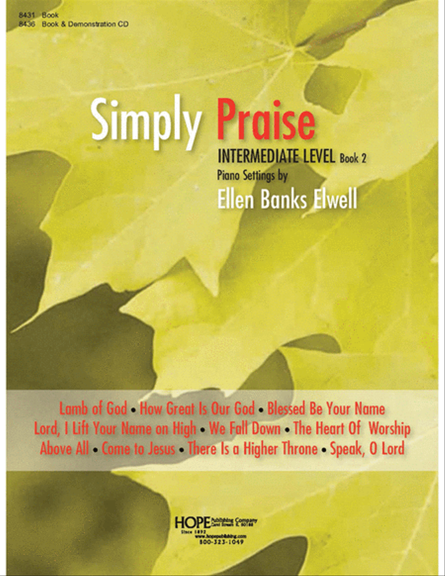 Simply Praise: Book 2 (Intermediate Level) Piano Solo scores gallery preview page 1