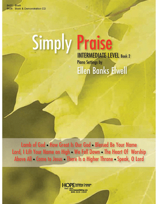 Book cover for Simply Praise: Book 2 (Intermediate Level)
