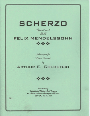 Book cover for Scherzo (Arthur Goldstein)