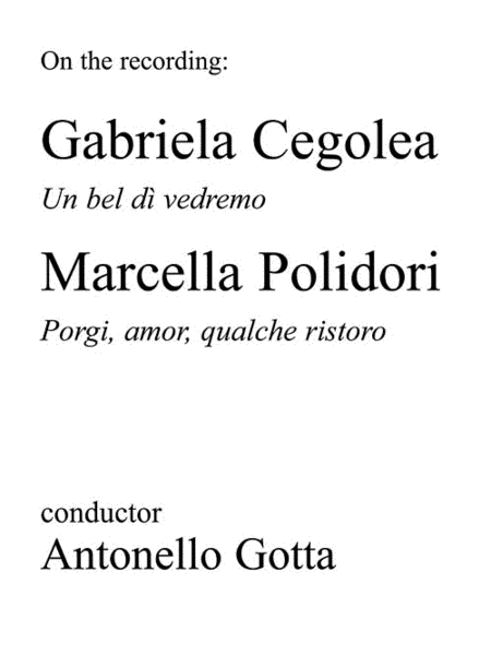 Cantolopera: Arias for Soprano - Volume 1 image number null