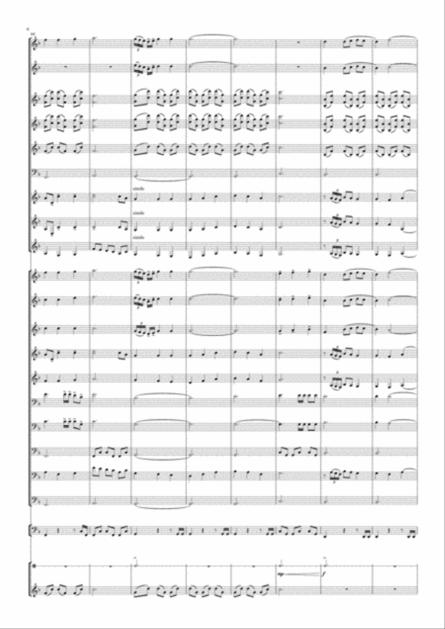 At The End of the Day (Lord of All Hopefulness - Slane) Concert Band scores gallery preview page 6