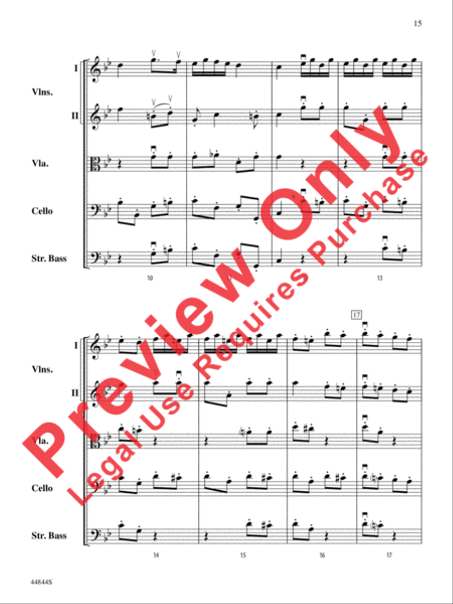 Concerto Grosso, Opus 6, No. 8 String Orchestra scores gallery preview page 36