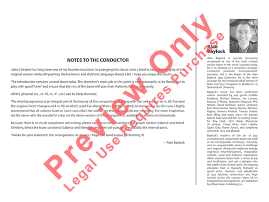 Moment's Notice Jazz Ensemble scores gallery preview page 3