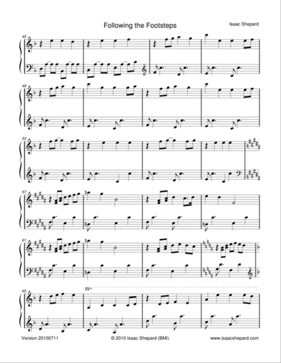 Awaken Piano Solo scores gallery preview page 3