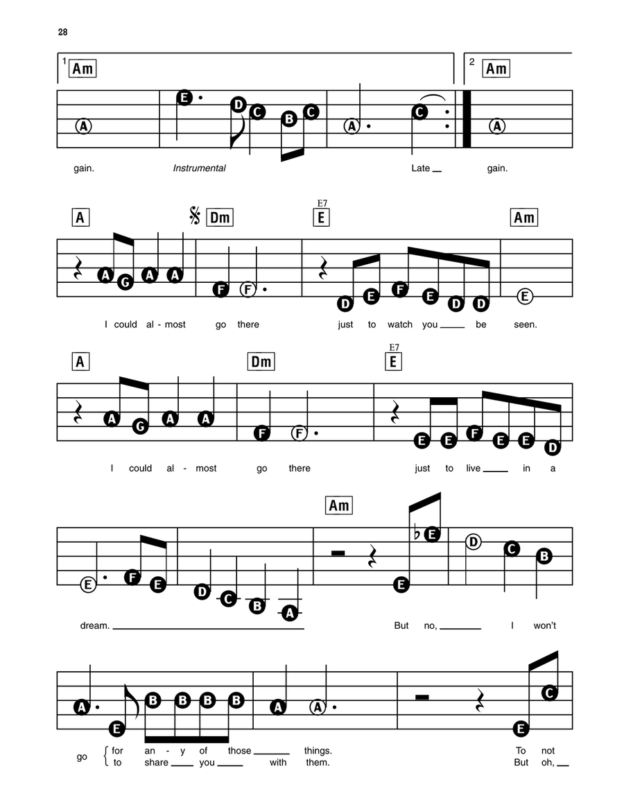 I've Got To See You Again Electronic Keyboard scores gallery preview page 2
