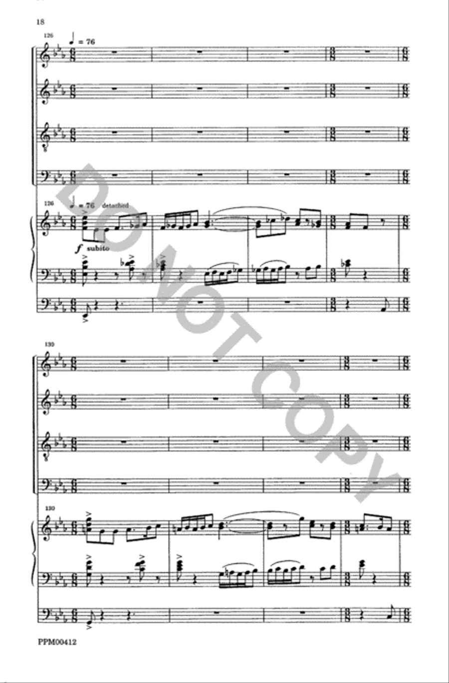 Laudate Dominum Laudate Dominum 4-Part scores gallery preview page 19