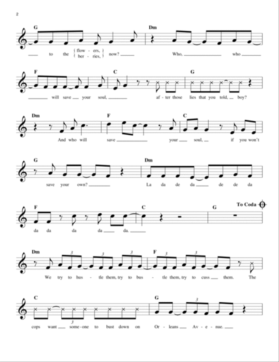 Who Will Save Your Soul Guitar scores gallery preview page 2