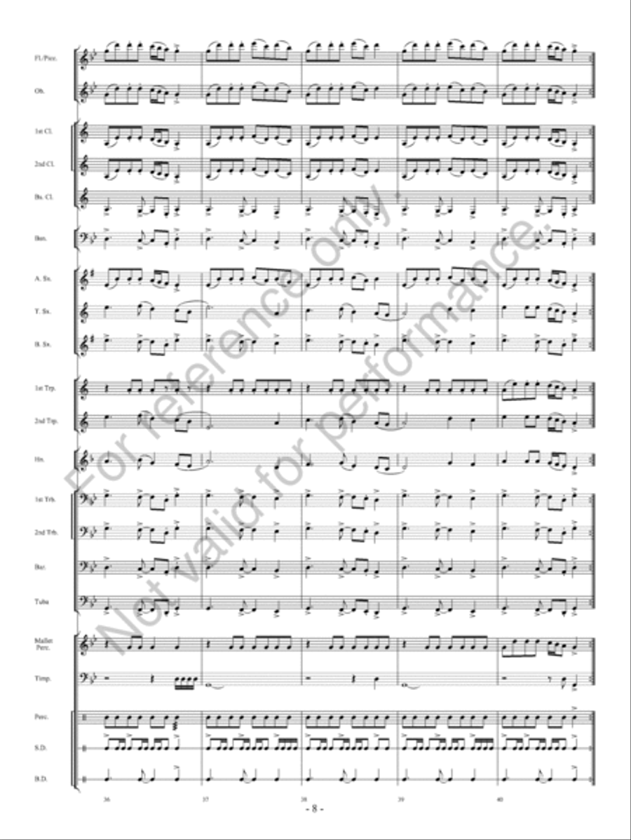 Fate of the Gods Fate of the Gods Concert Band scores gallery preview page 9