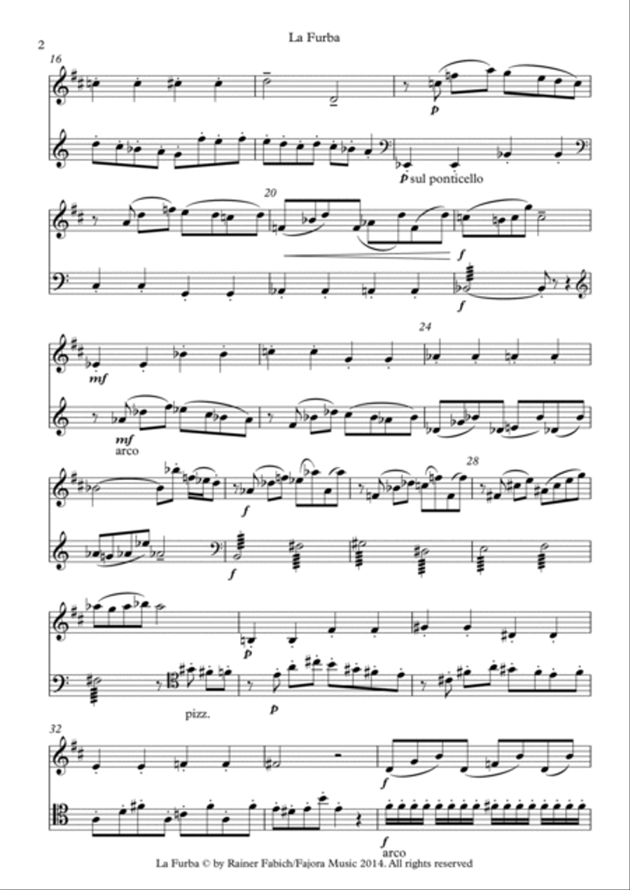 La Furba - No.4 from Quattro Donne / Four Ladies Soprano Saxophone scores gallery preview page 2