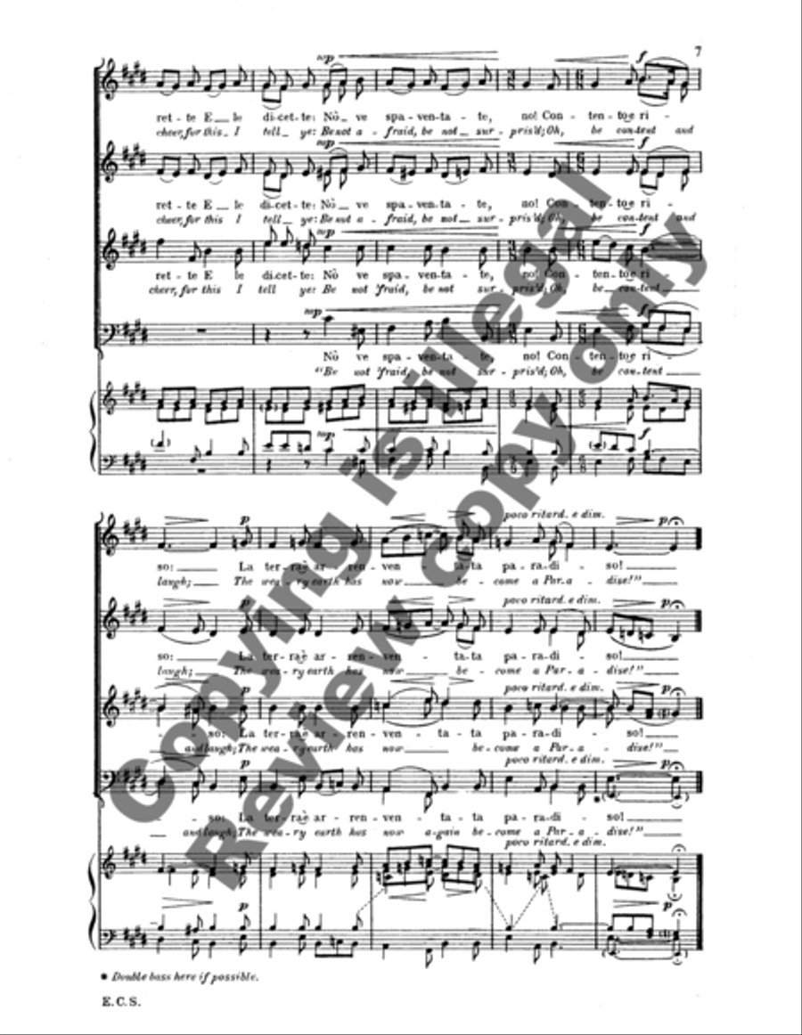 Song of the Bagpipers (Canzone d'i Zampognari) 4-Part scores gallery preview page 10