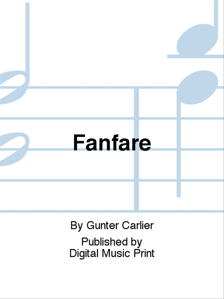Fanfare Brass Ensemble scores gallery preview page 1