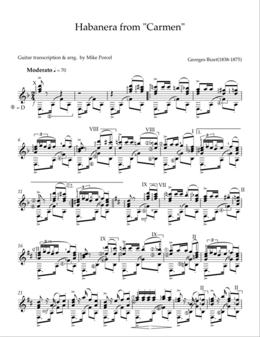 Habanera from 
