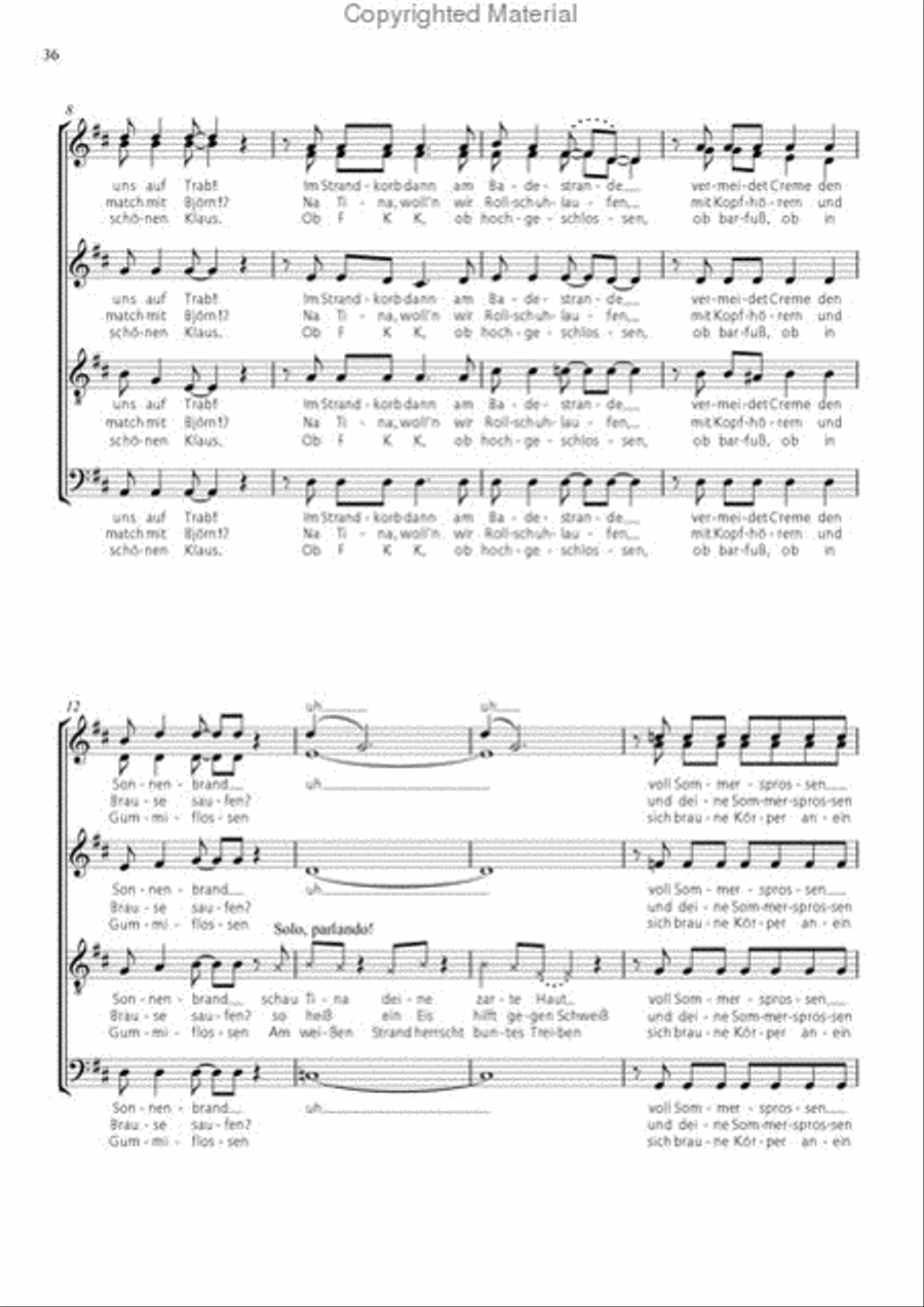 Carbonara 4-Part scores gallery preview page 21