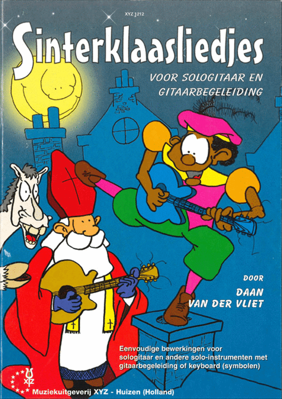 Sinterklaasliedjes Sologitaar Classical Guitar scores gallery preview page 1