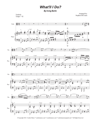 What'll I Do? (Viola solo and Piano)