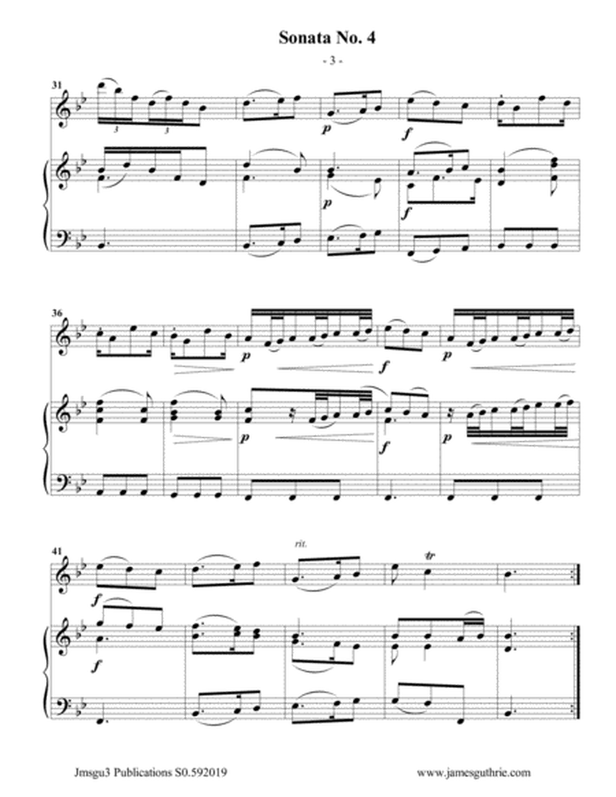 Vivaldi: Sonata No. 4 for Oboe & Piano image number null