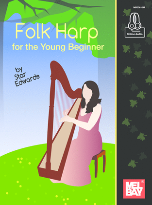 Book cover for Folk Harp for the Young Beginner