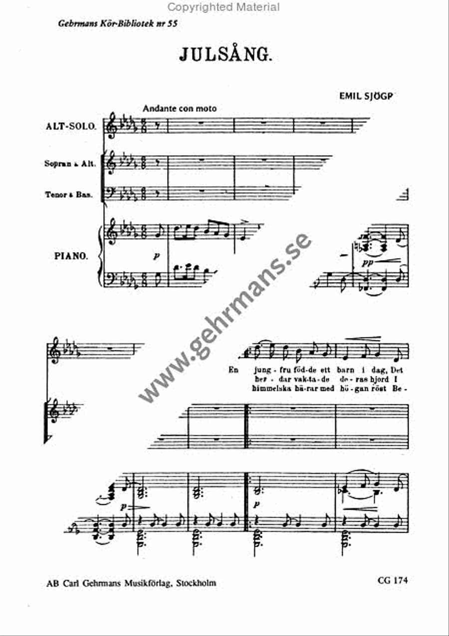 Julsang 4-Part scores gallery preview page 2