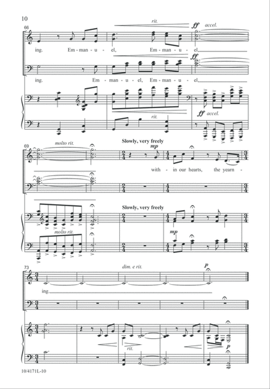 The Yearning 4-Part scores gallery preview page 10
