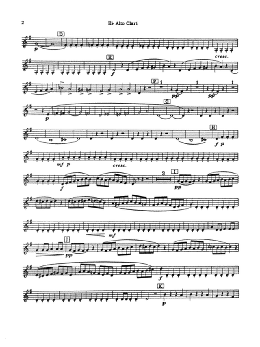 The Marriage of Figaro Overture: E-flat Alto Clarinet
