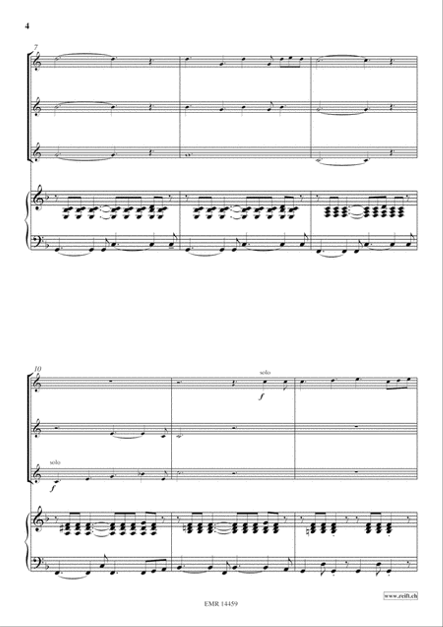 Alphorn Ballad Organ scores gallery preview page 5