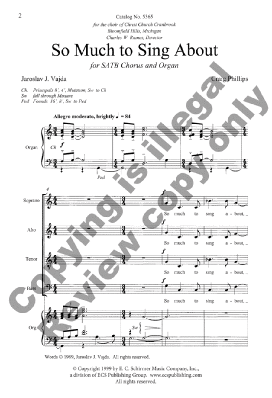 So Much to Sing About So Much to Sing About 4-Part scores gallery preview page 9
