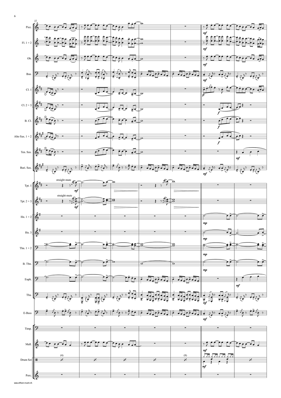 We Don't Need Another Hero Concert Band scores gallery preview page 6