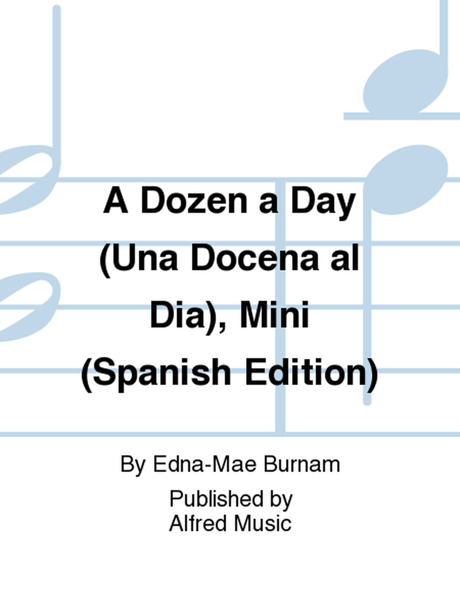A Dozen a Day (Una Docena al Dia), Mini (Spanish Edition)