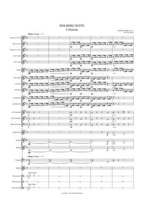 Grieg: Holberg Suite Op. 40 (For Brass Band)