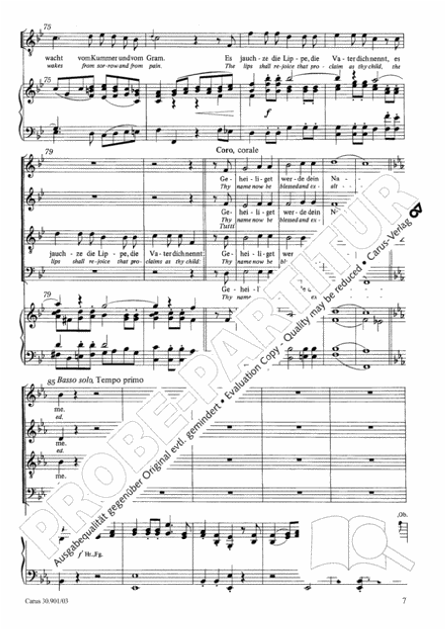 Our father (Vater unser) TB scores gallery preview page 8