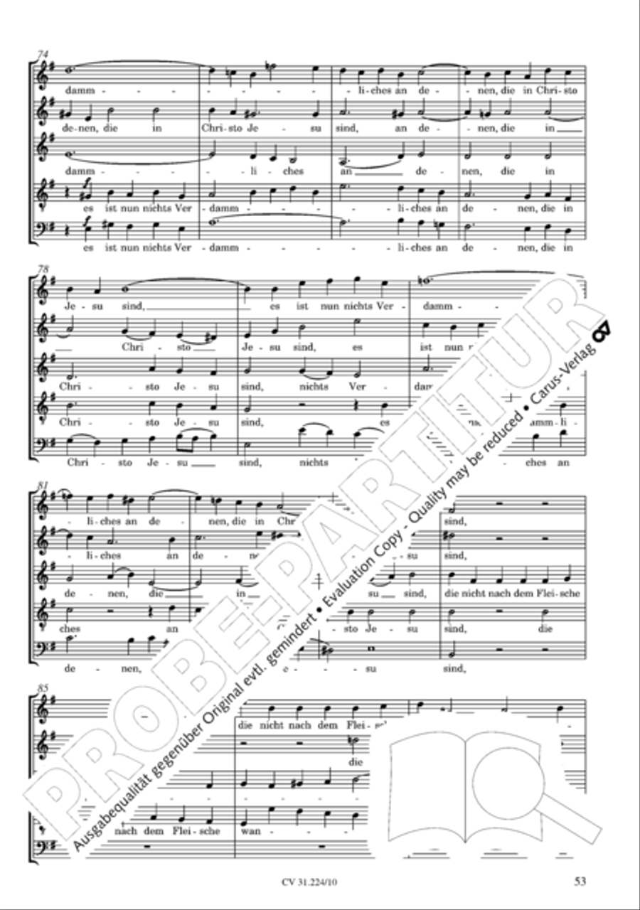 The complete motets (without Bc) Choir scores gallery preview page 60