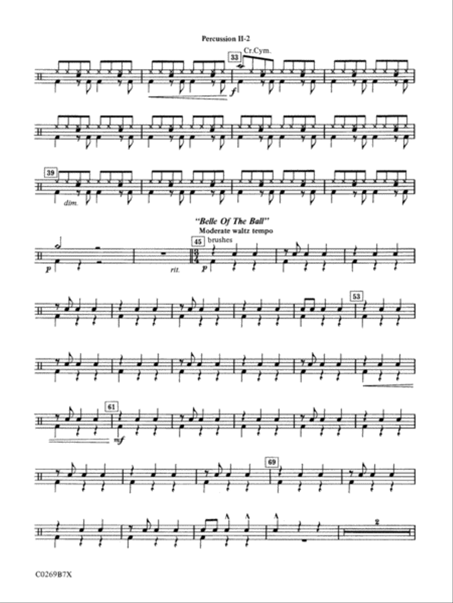 Leroy Anderson Favorites: 2nd Percussion Full Orchestra scores gallery preview page 2