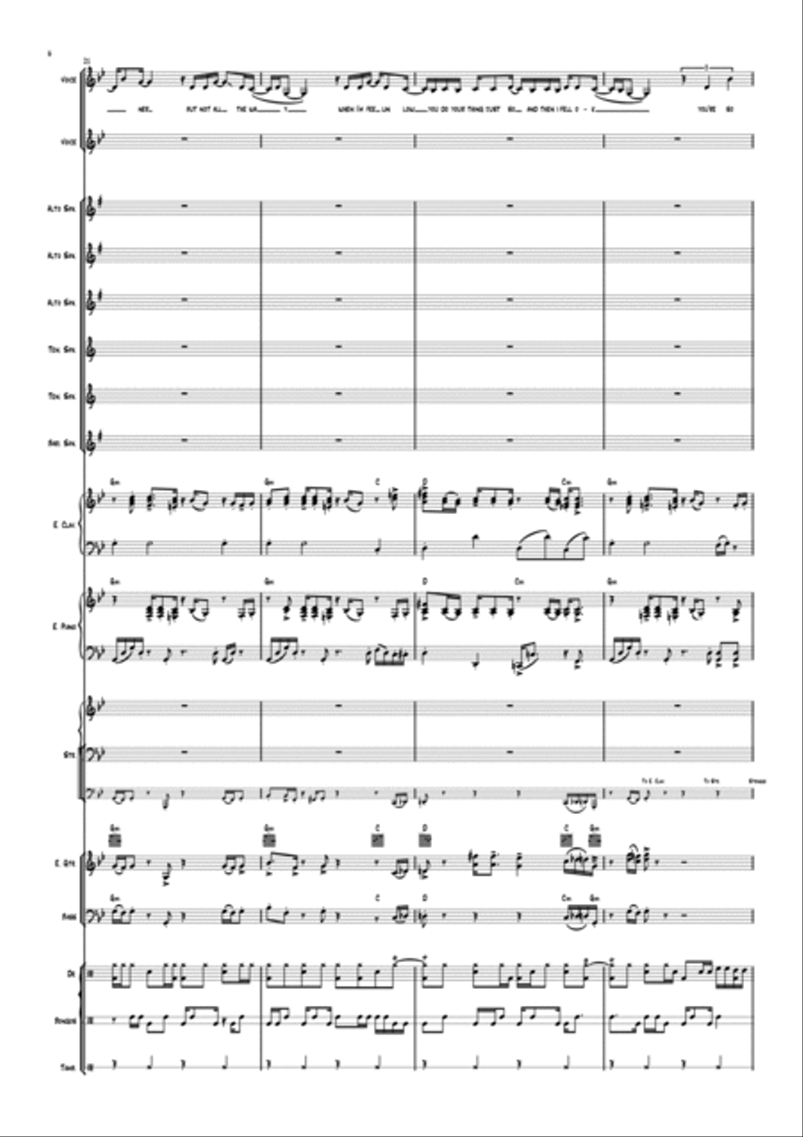I Got The... Jazz Ensemble scores gallery preview page 6