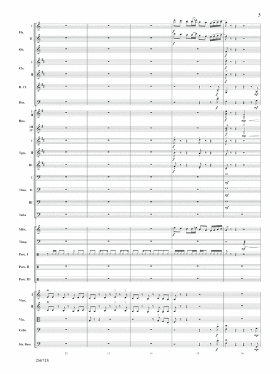 The Story of Mumble Happy Feet: Score Full Orchestra scores gallery preview page 5
