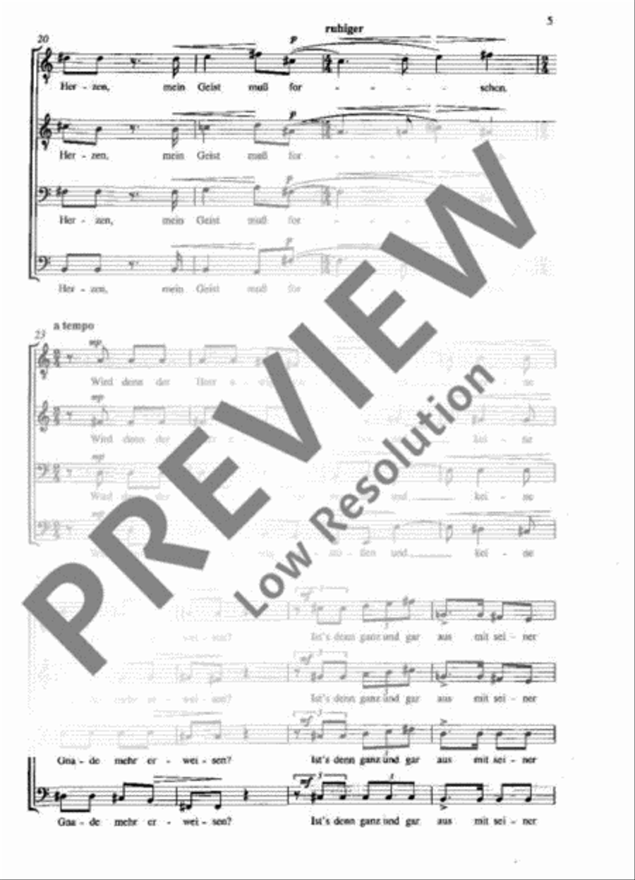Psalm 77 TTBB scores gallery preview page 5