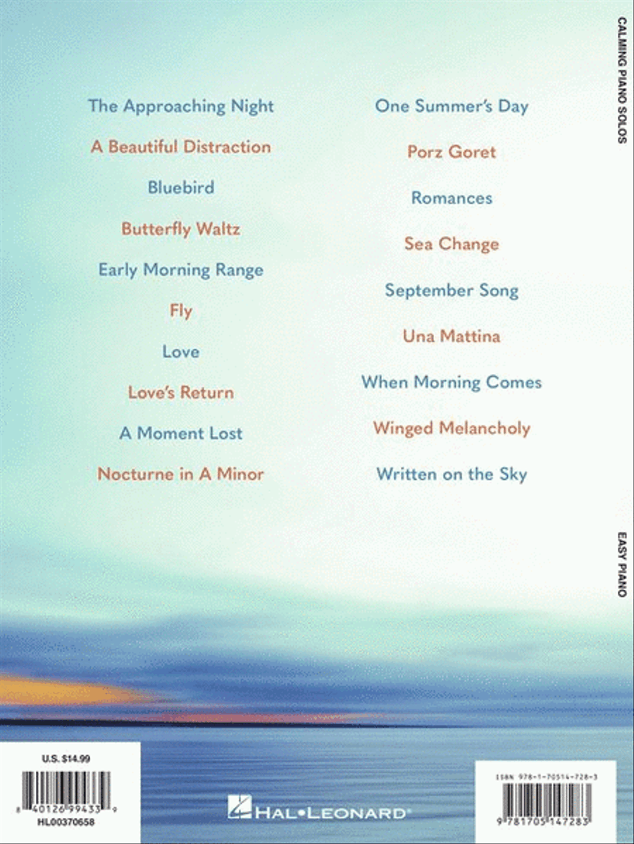 Calming Piano Solos Easy Piano scores gallery preview page 7