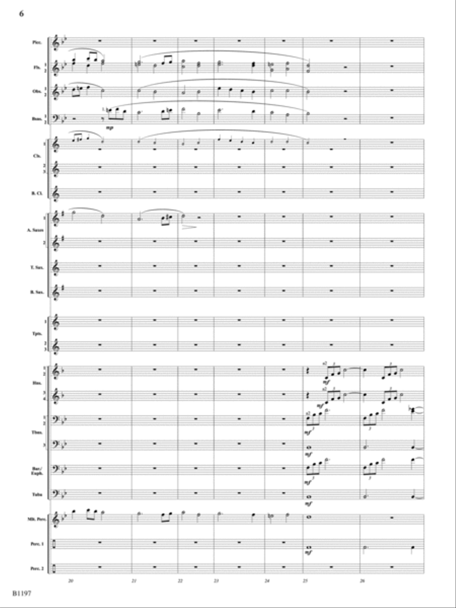 Symphonic Episodes: Score Concert Band scores gallery preview page 6