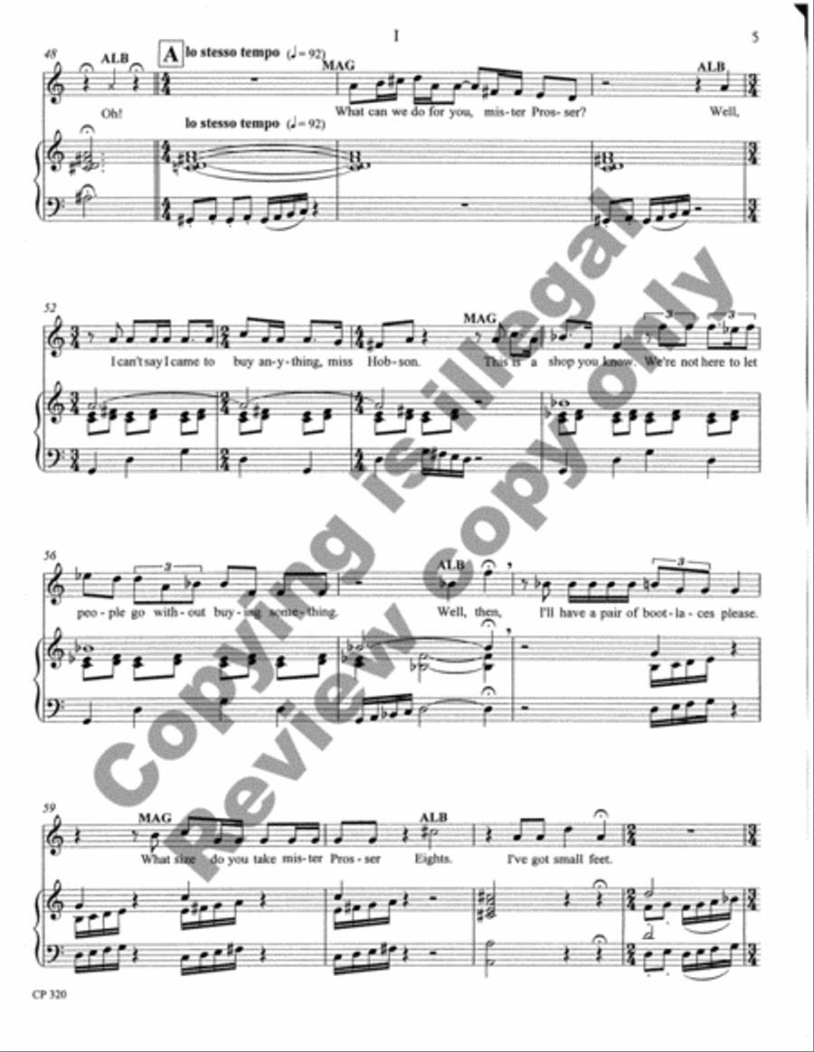 Hobson's Choice Chamber Orchestra scores gallery preview page 9