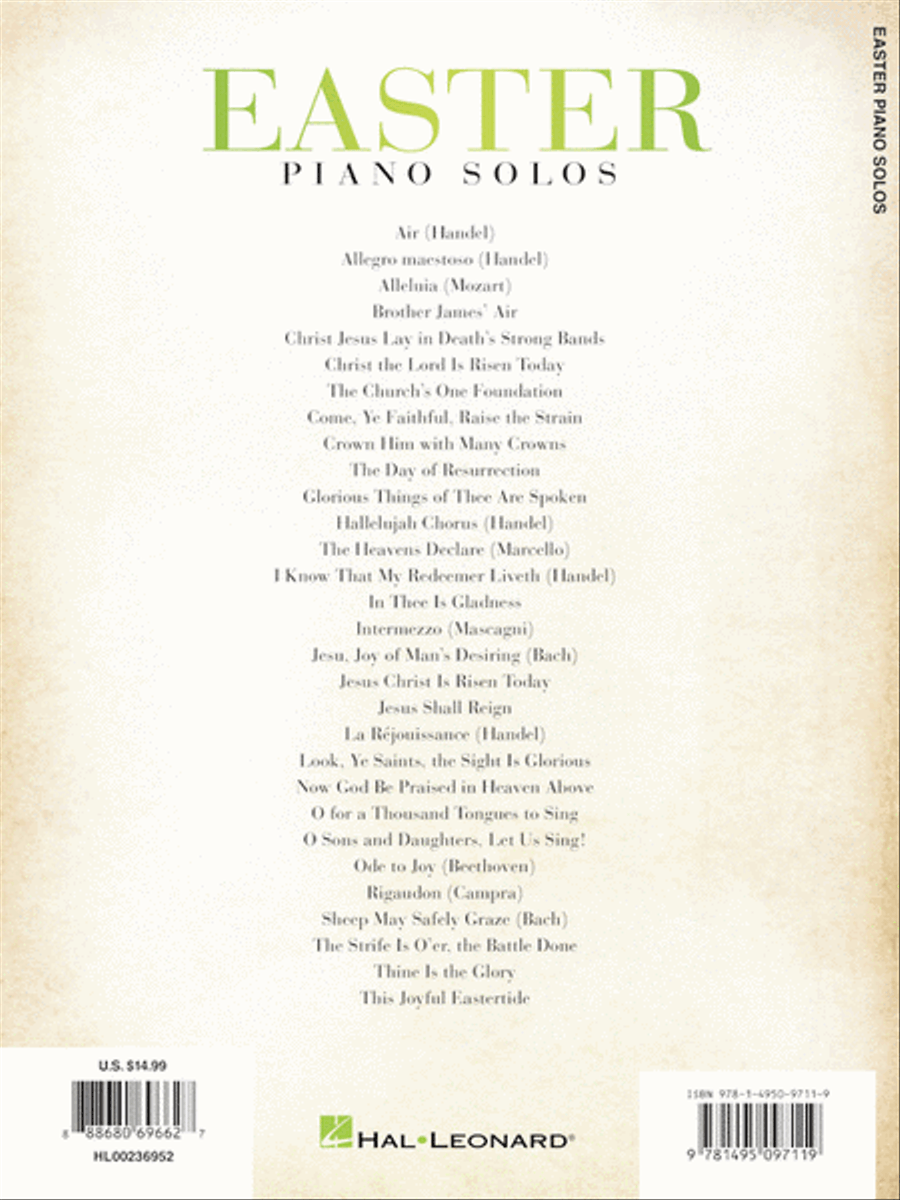 Easter Piano Solos Easter Piano Solos Piano Solo scores gallery preview page 4